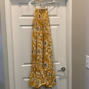 NWT Angie yellow floral dress